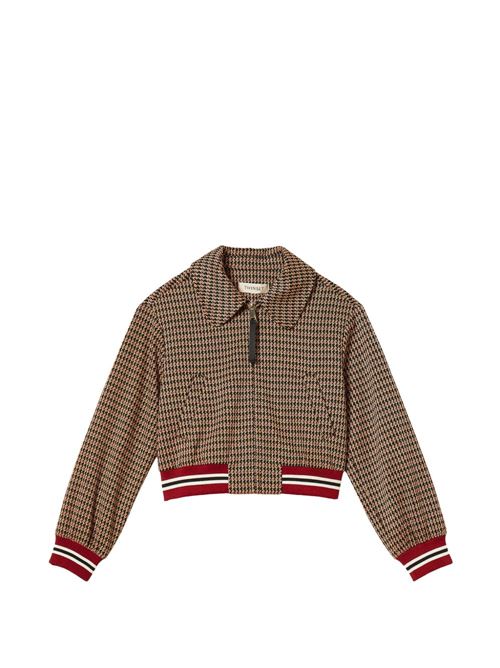 Giacca bambina pied de poule TWINSET Kids | 262GJ209013819